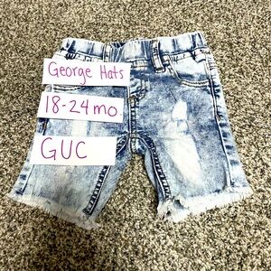 George Hats Denim Shorts